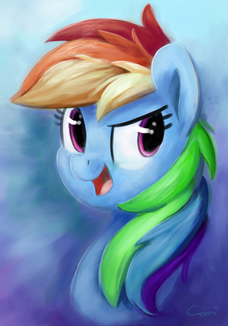 Rainbow Dash, mlp, my little pony, HD phone wallpaper