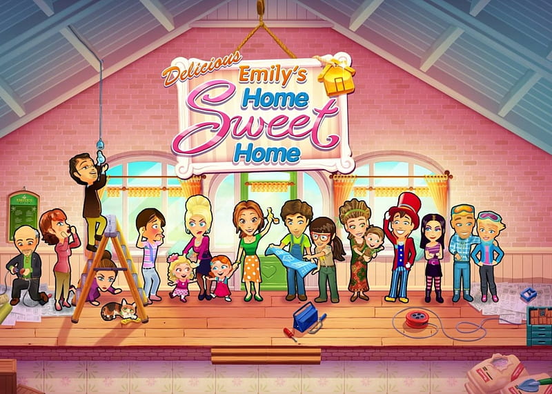 Delicious - Emilys Home Sweet Home02, cool, video games, fun, emily, time management, HD wallpaper