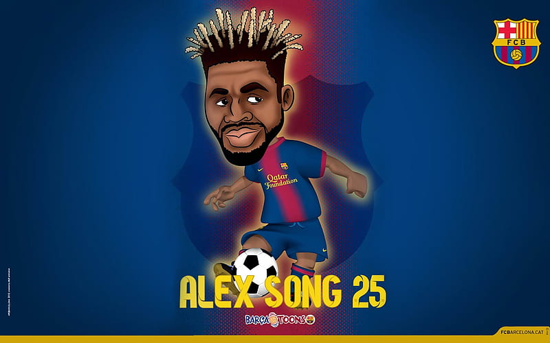 ALEX SONG-FC Barcelona Club, HD wallpaper | Peakpx