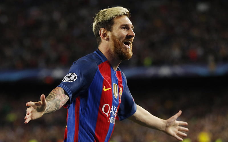 Lionel Messi football stars, La Liga, Barcelona, Leo Messi, HD wallpaper
