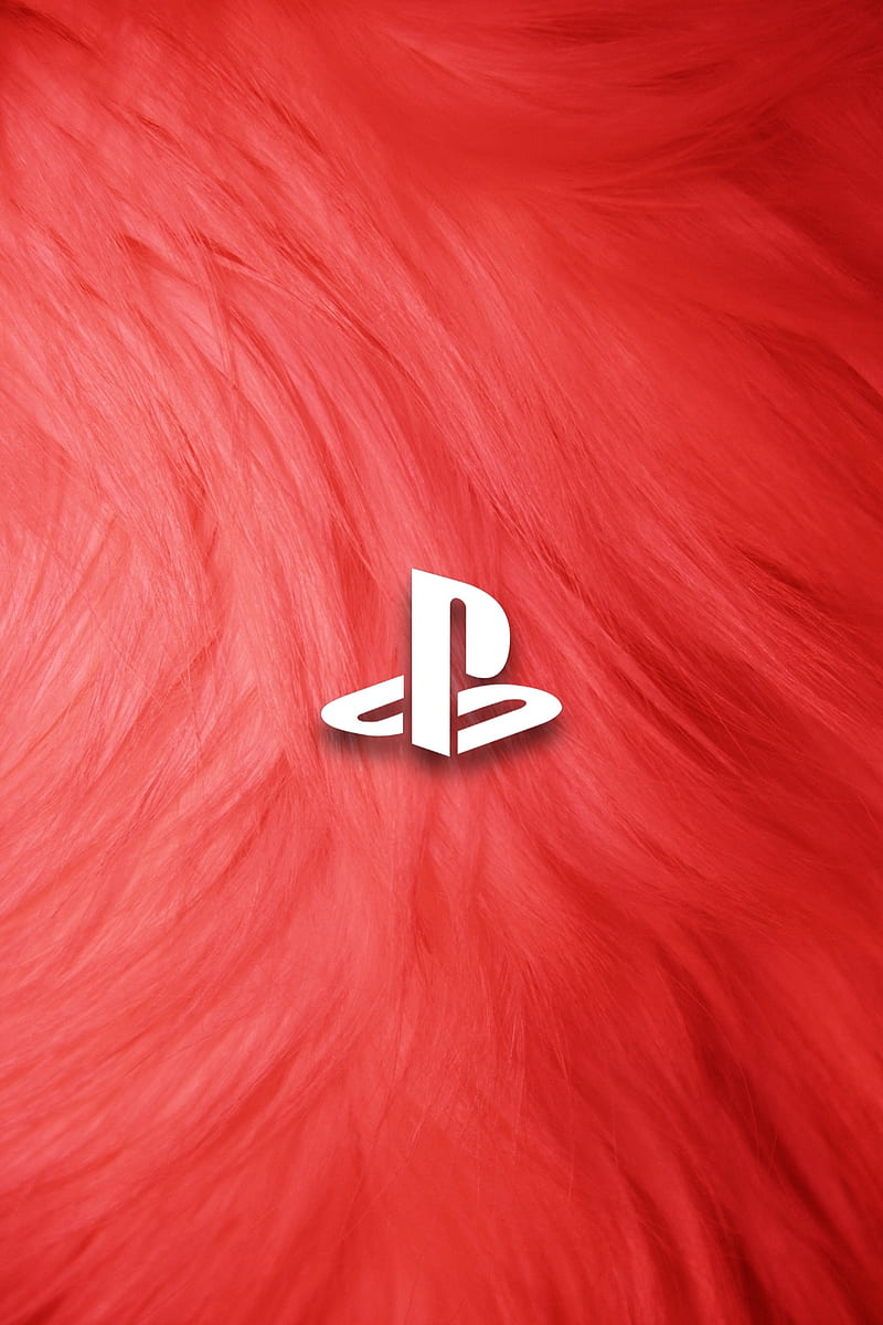 Playstation, background, logo, ps4, ps5, red, sony, HD phone wallpaper
