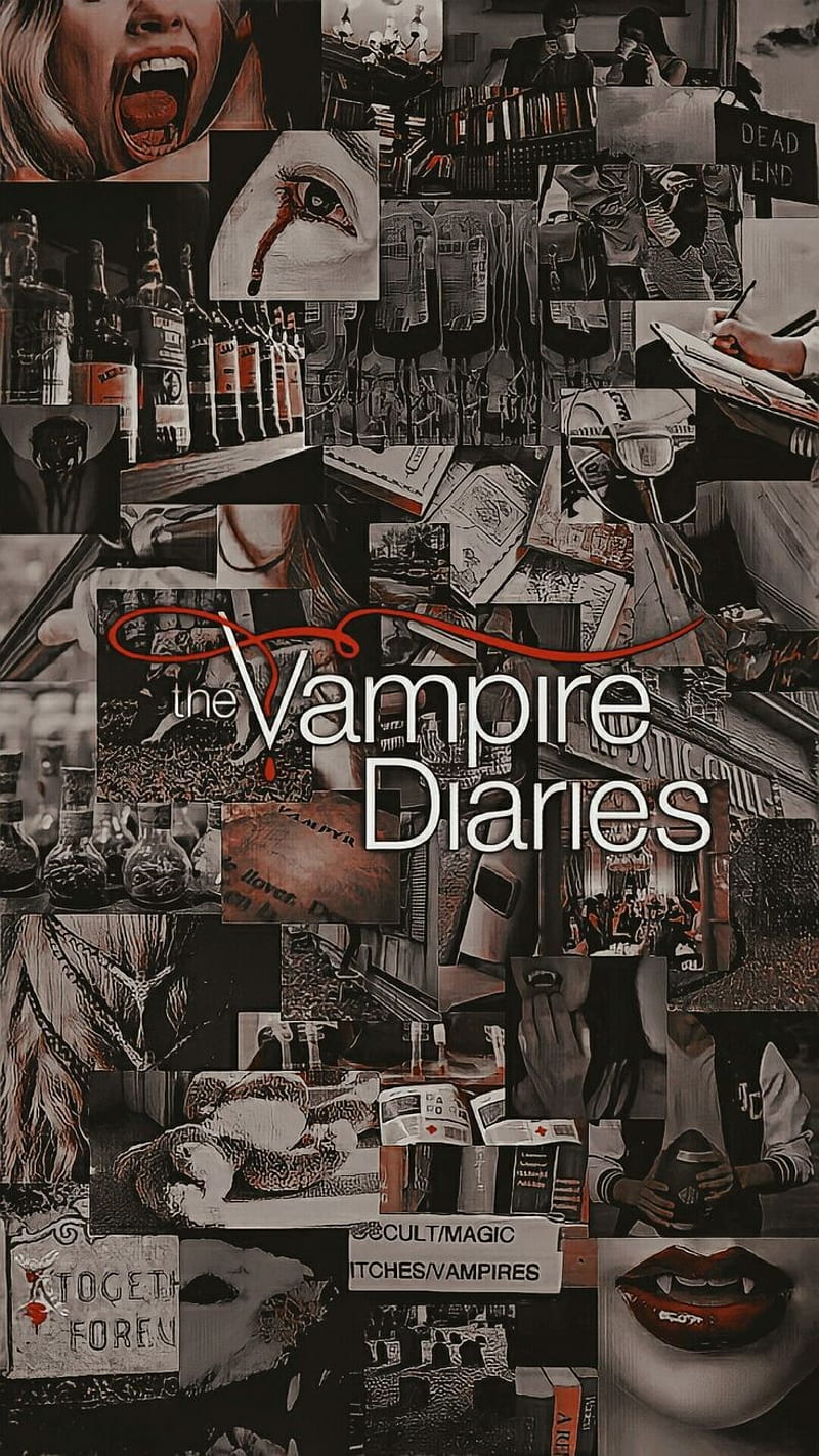 Vampire Diaries Katherine Pierce Floating In Red Dress Wallpaper GIF |  GIFDB.com