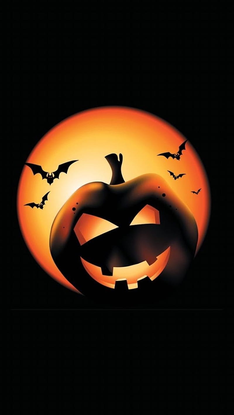 Scary Pumpkin, pumpkin, scary, HD phone wallpaper