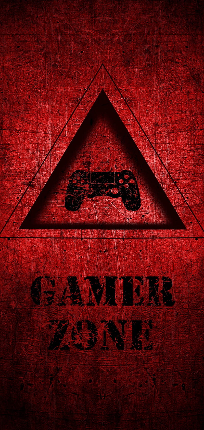Gamer zone controller, danger, gaming ps3, ps4, red, toxic, HD phone wallpaper