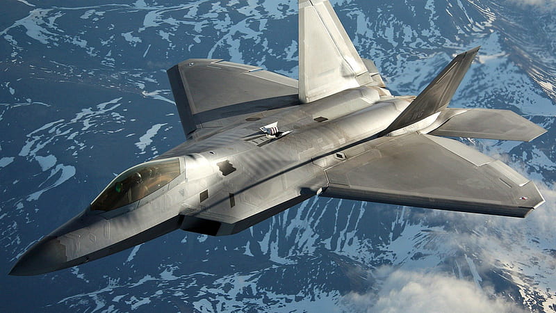 F-22 Raptor, F-22, Mountains, Military, Aircraft, HD wallpaper | Peakpx