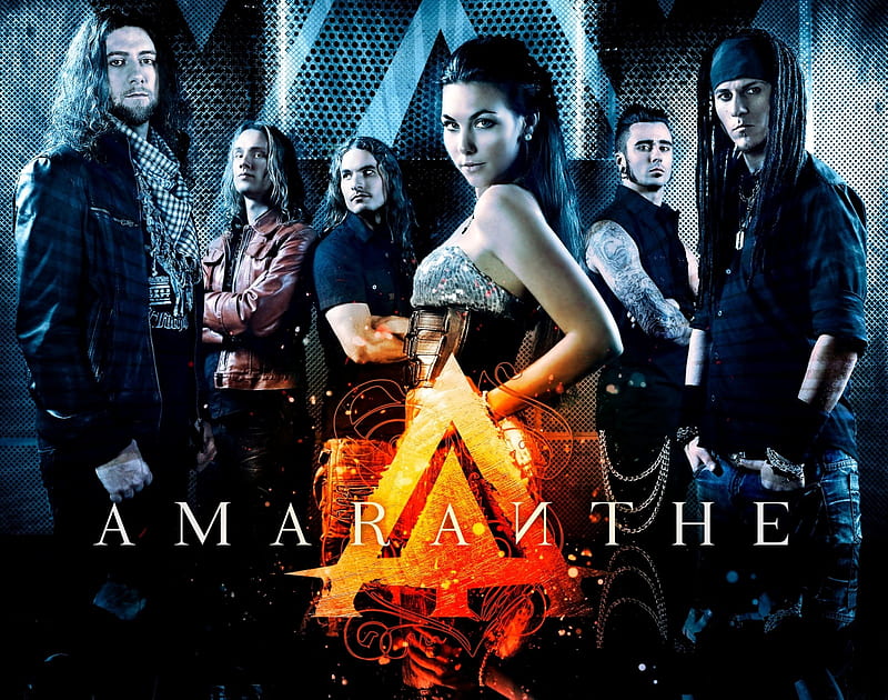 Amaranthe, metal, logo, rock, music, band, heavy, HD wallpaper