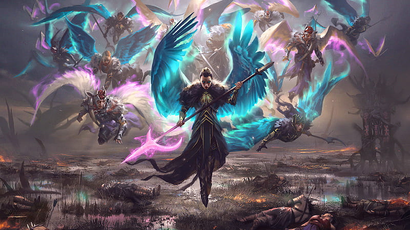 Game, Magic: The Gathering, Angel Warrior, HD wallpaper
