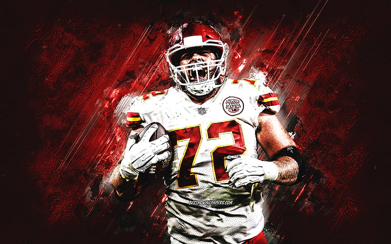 Eric Fisher, Kansas City Chiefs, NFL, American football, red stone ...