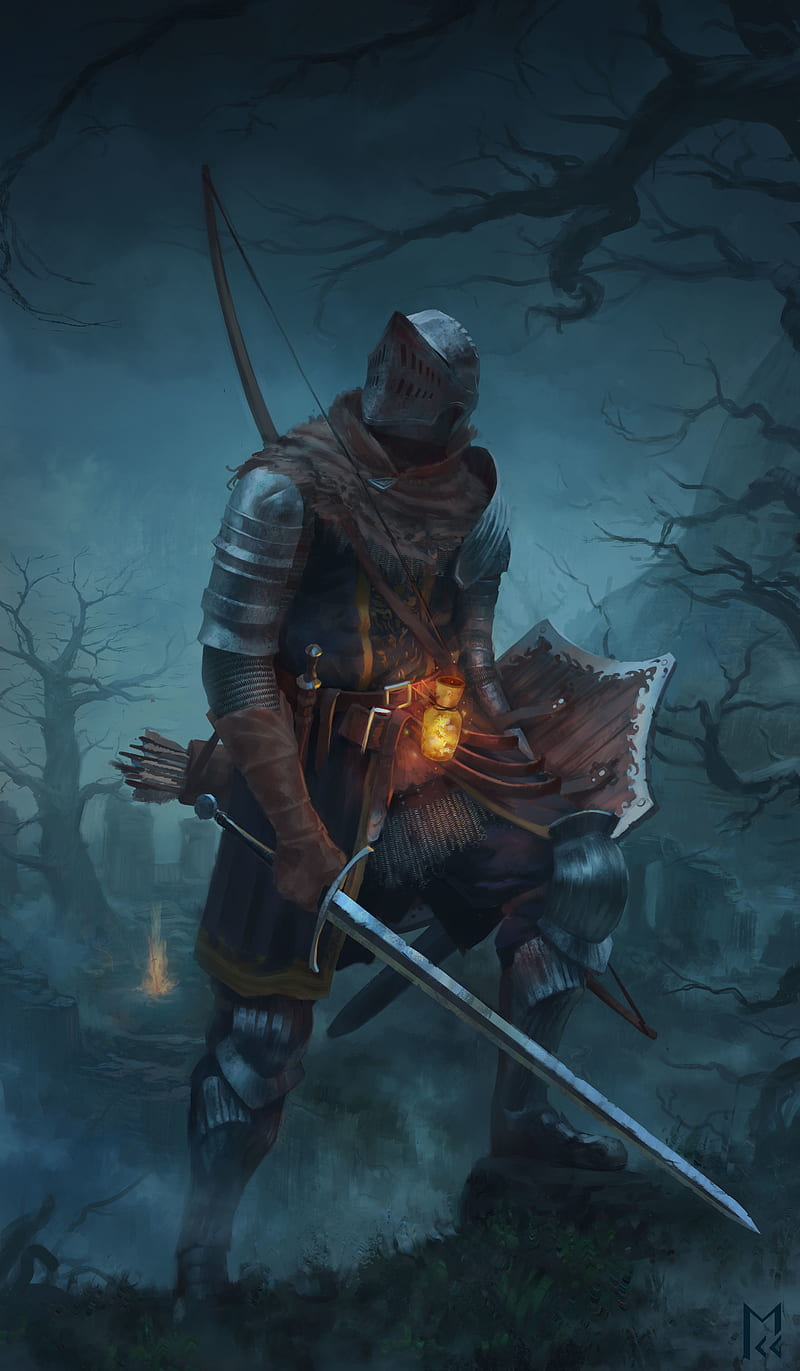 fantasy art, Dark Souls, Estus Flask, HD phone wallpaper