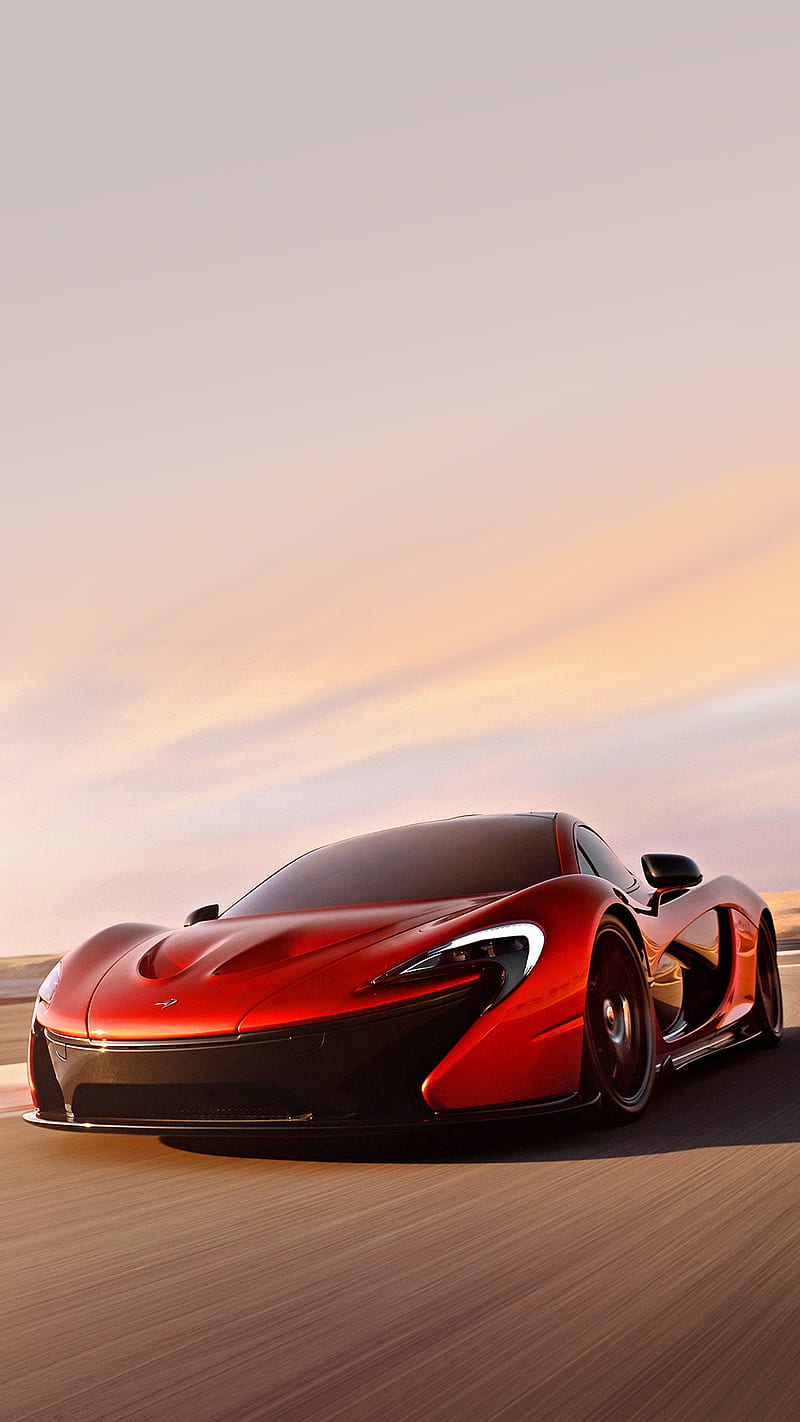McLaren, p1, red, HD phone wallpaper