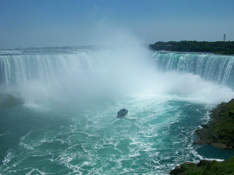 Maid of the Mist - Niagara Falls - Canada, Horseshoe Falls, Niagara Falls, Canada, Maid of the Mist, HD wallpaper