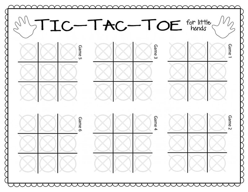 Fun and Free Game for All: Tic Tac Toe Board by @wallpapergirl