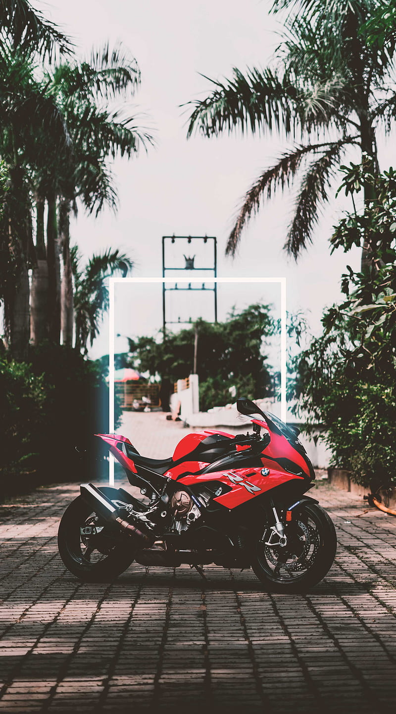 Motorbike, bike, heavy, motor, red, esports, HD phone wallpaper