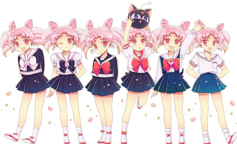 Chibiusa, sailor mini moon, mini moon, adorable, twin tail, anime ...