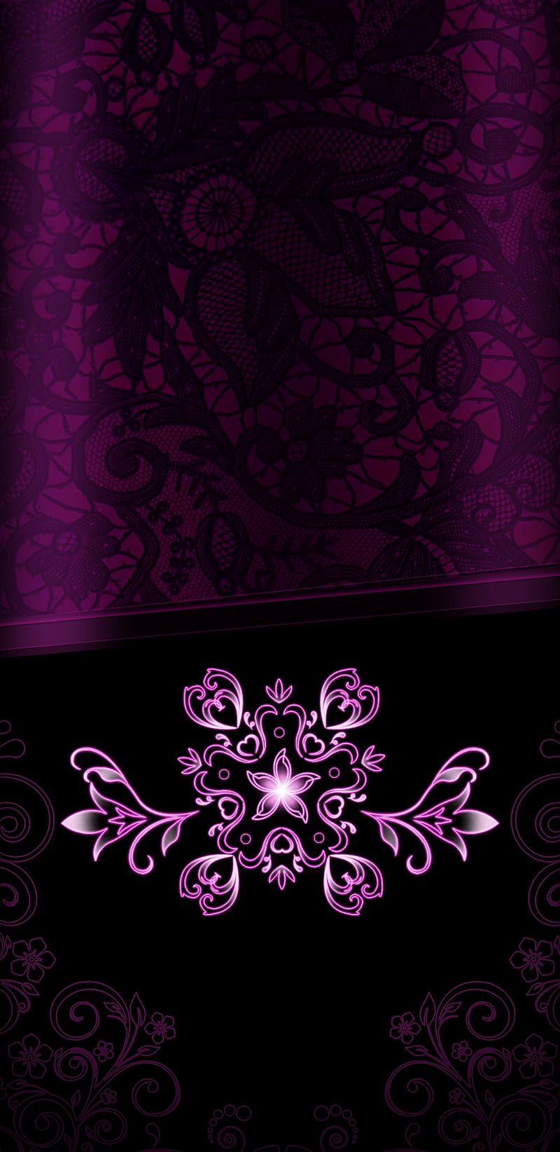 Purple Desire, girly, pattern, pretty, HD phone wallpaper