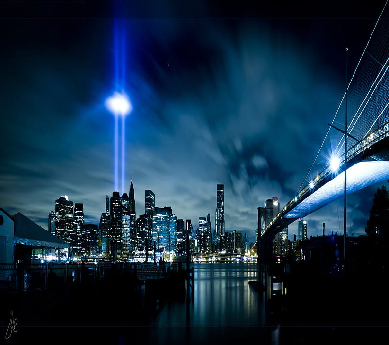 Citylights Night, HD wallpaper