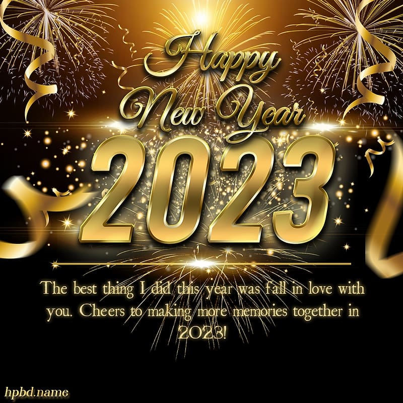 Make Luxury Happy New Year 2023 Card, HD phone wallpaper