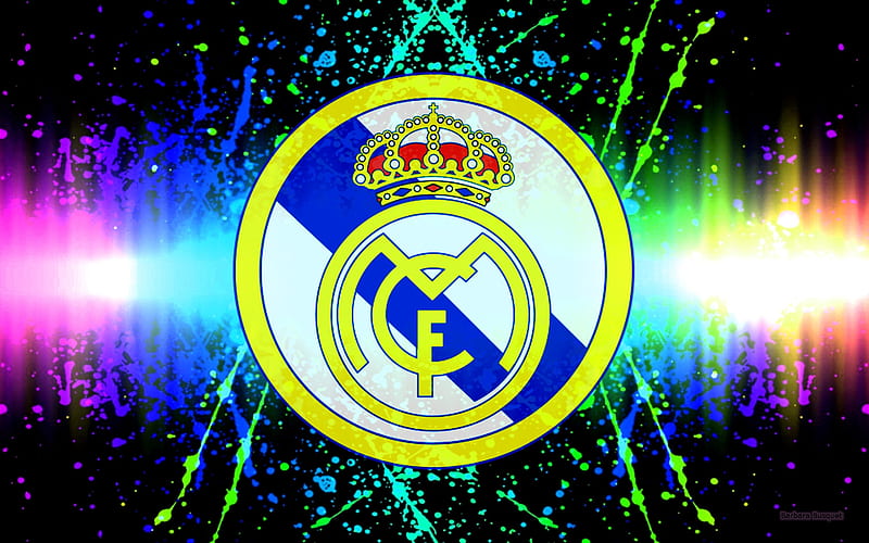 Real Madrid C.F., RealMadrid, RMA, Real Madrid CF, Real Madrid, Football, Logo, Soccer, Emblem, Hala Madrid, Madridista, HD wallpaper
