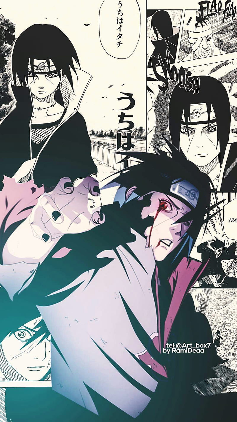 Sasuke Uchiha, aesthetic, anime, art, black, naruto, sword, HD phone ...