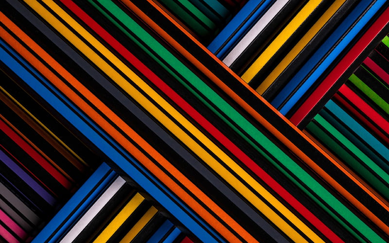 colorful lines android, creative, weave patterns, lollipop, geometric shapes, material design, geometry, abstract art, colorful backgrounds, HD wallpaper