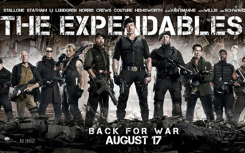 The Expendables 2 Back For War, violence, the expendables, movie, action, fiction, adrenaline, HD wallpaper