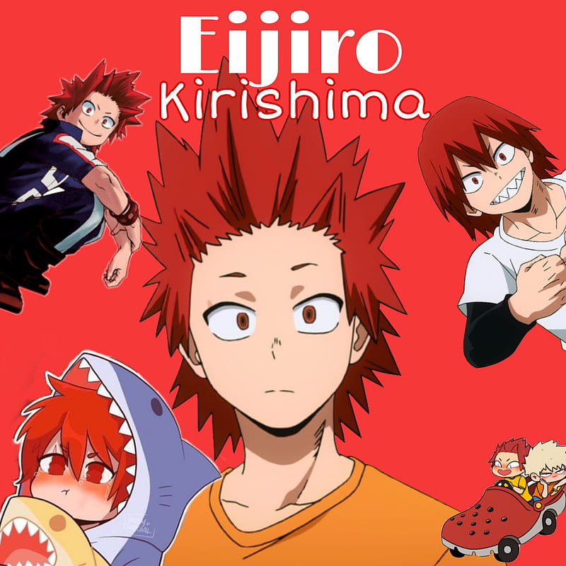 Eijiro kirishima, anime, My hell Akademia, HD phone wallpaper