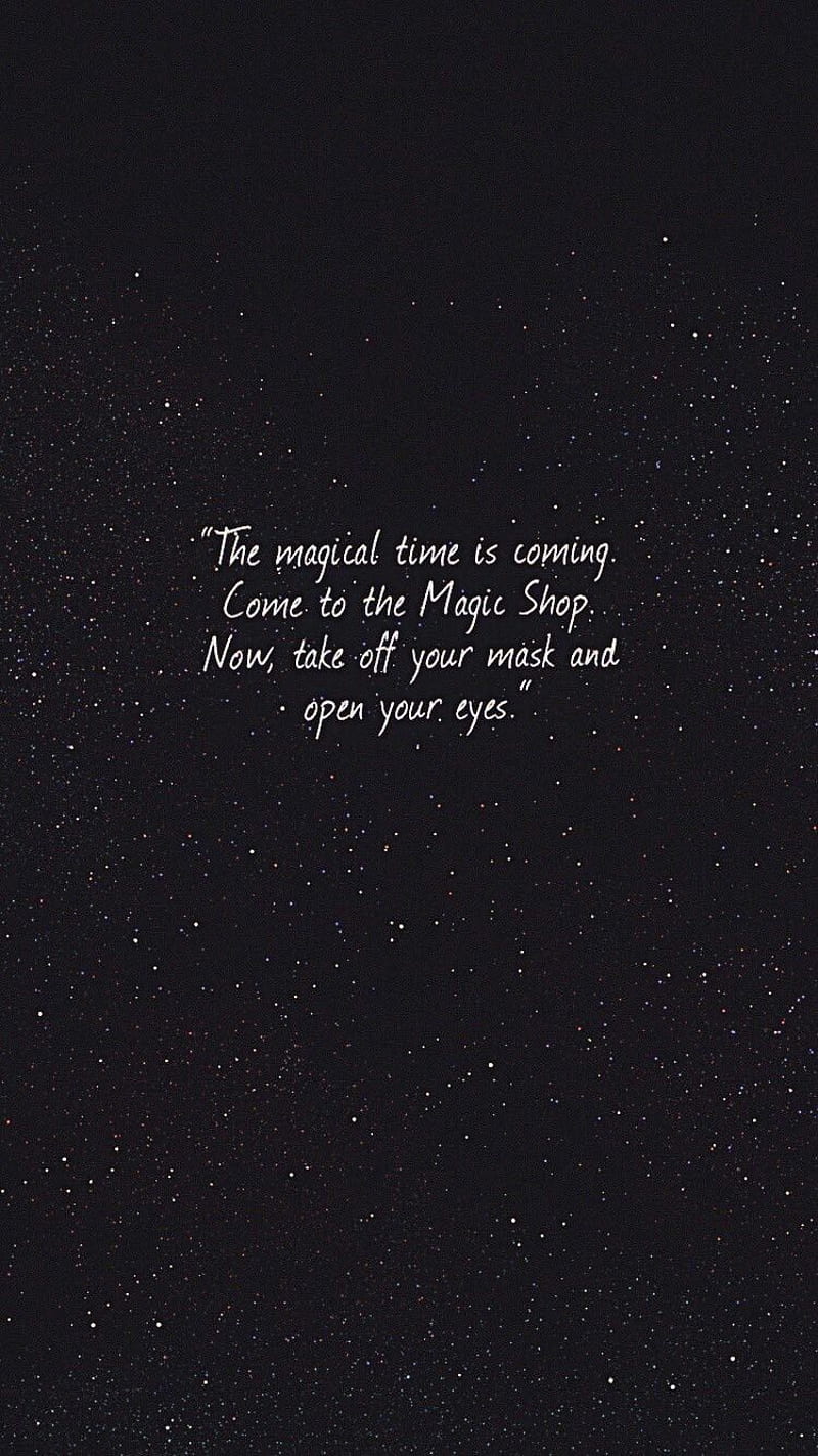 Magic Shop Bts Lyric Lyrics Quote Hd Mobile Wallpaper Peakpx