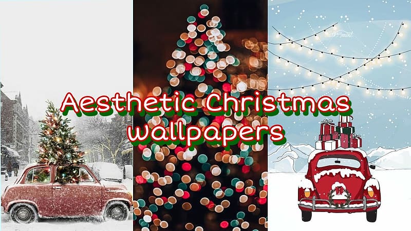 Christmas Wallpaper  iPad Case  Skin for Sale by AestheticNi  Redbubble
