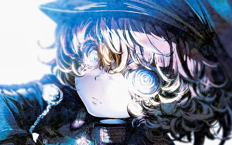 Tanya Degurechaff, blue eyes, Tanya von Degurechaff, artwork, manga, Youjo Senki, HD wallpaper