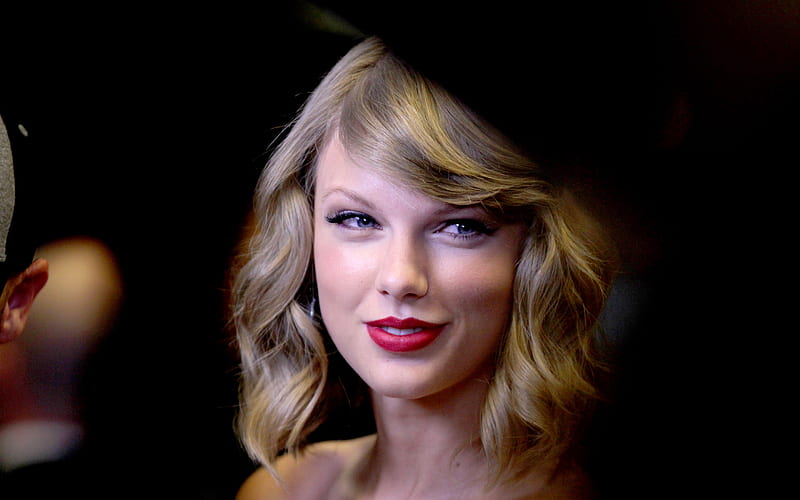 Taylor Swift, portrait, american singer, superstars, beautiful woman, blonde, HD wallpaper