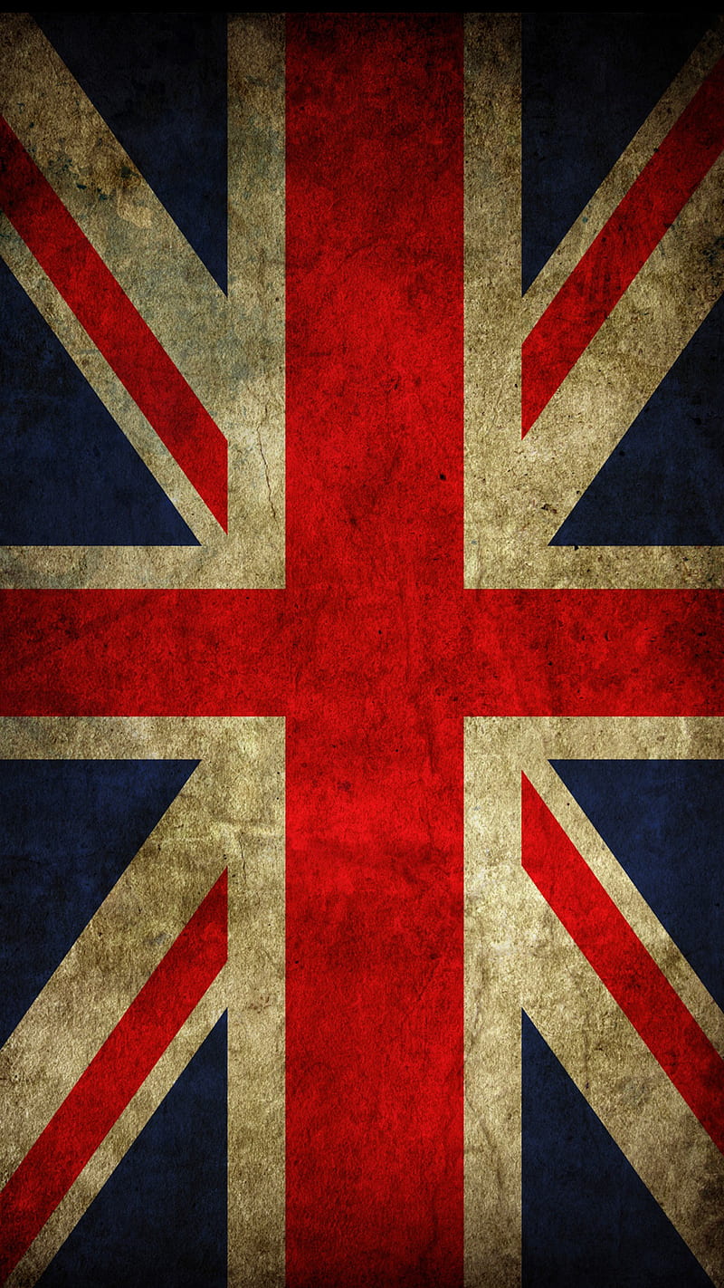 Gbr, flag, great britan flag, uk, HD phone wallpaper