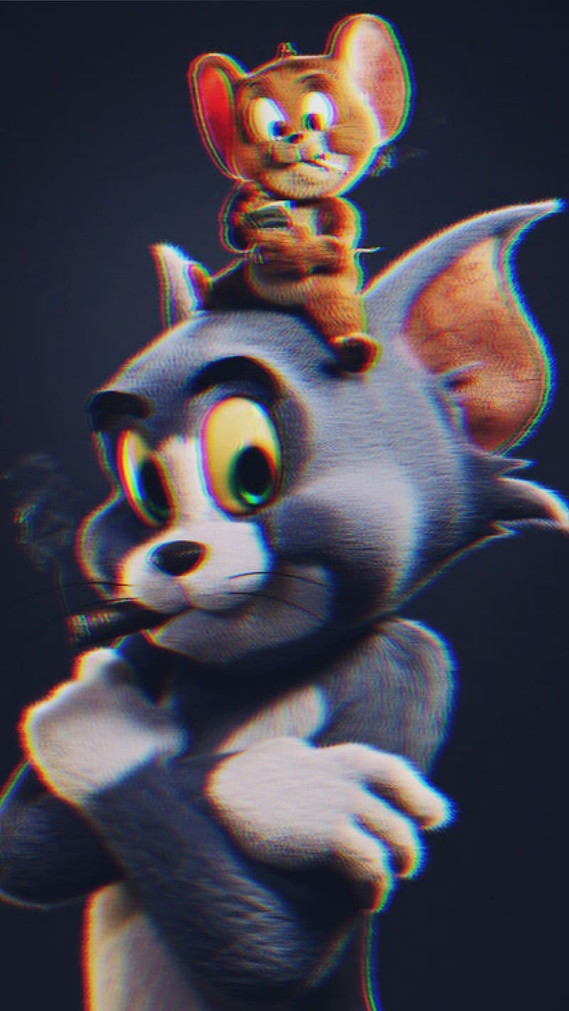 Tom And Jerry .smoking.tom.jerry, tom and jerry , jerry, tom, cartoon, HD phone wallpaper