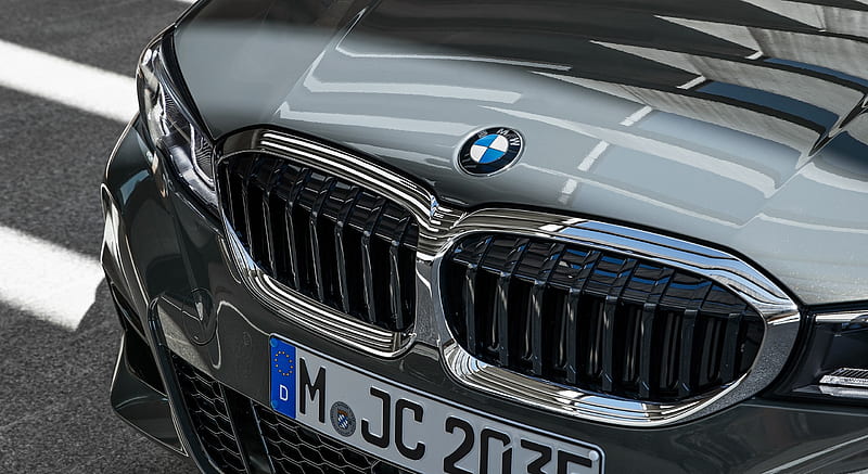 2020 BMW 3 Series Touring M Sport - Grill , car, HD wallpaper