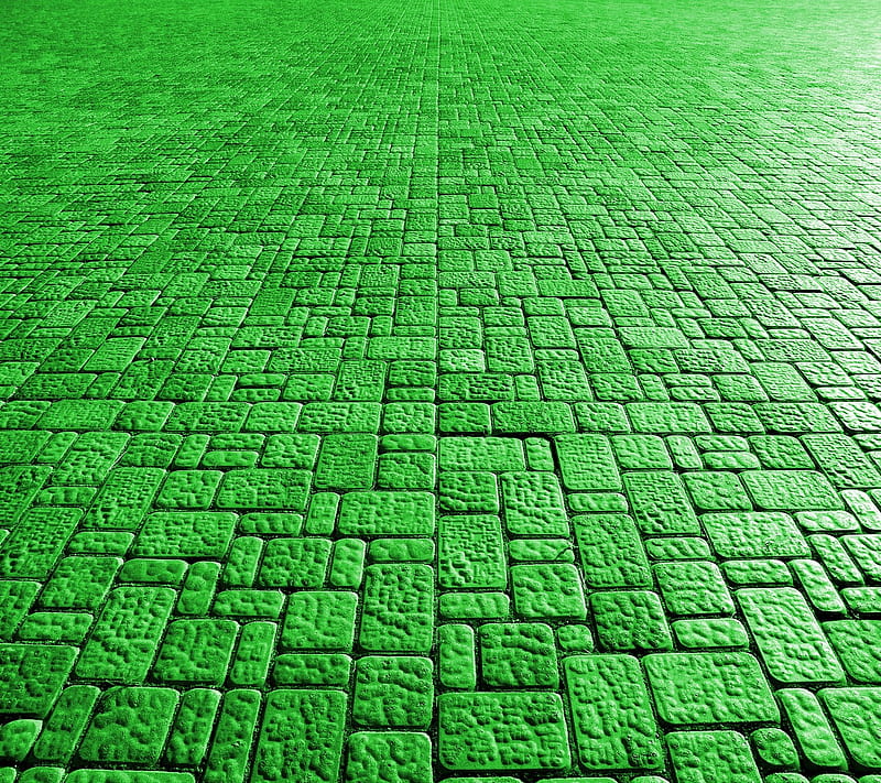 Green Bricks, awesome, love, HD wallpaper