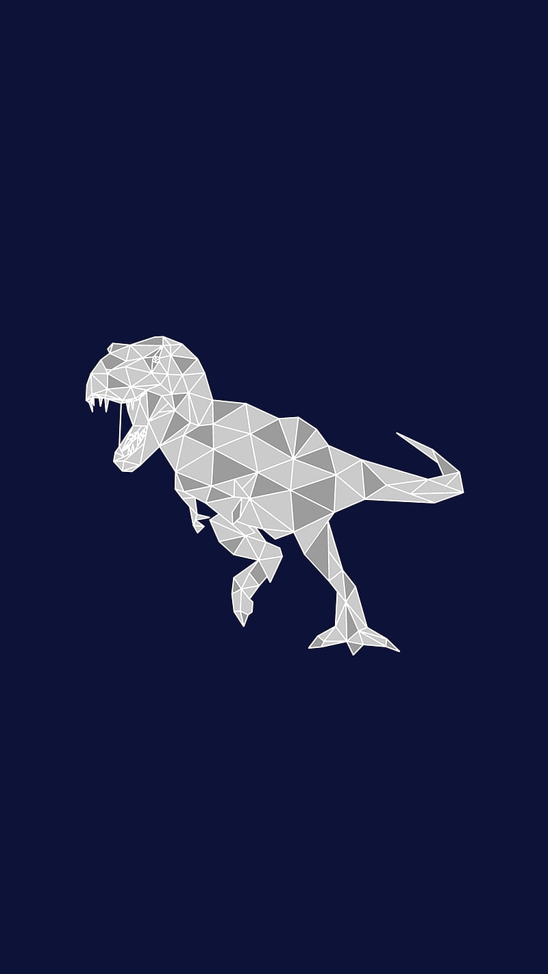Dinosaur T-rex, DimDom, Dino, Dinosaurs, Tyrannosaurus rex, art, blue,  cool, HD phone wallpaper | Peakpx