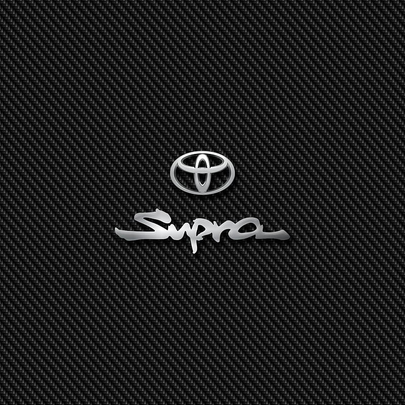 Toyota Supra Carbon, badge, emblem, logo, supra, toyota, HD phone wallpaper