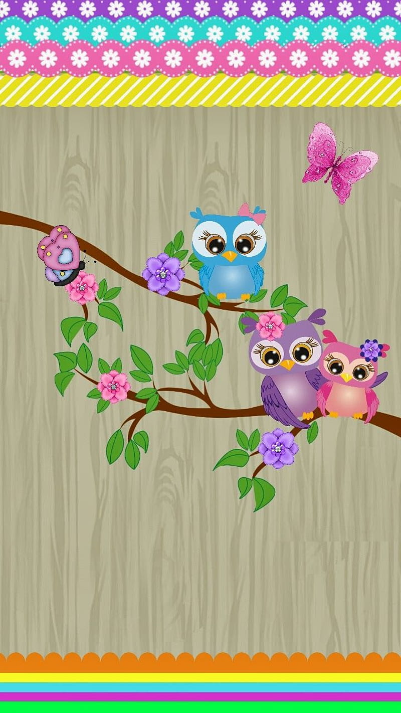baby owls 2, cute, HD phone wallpaper