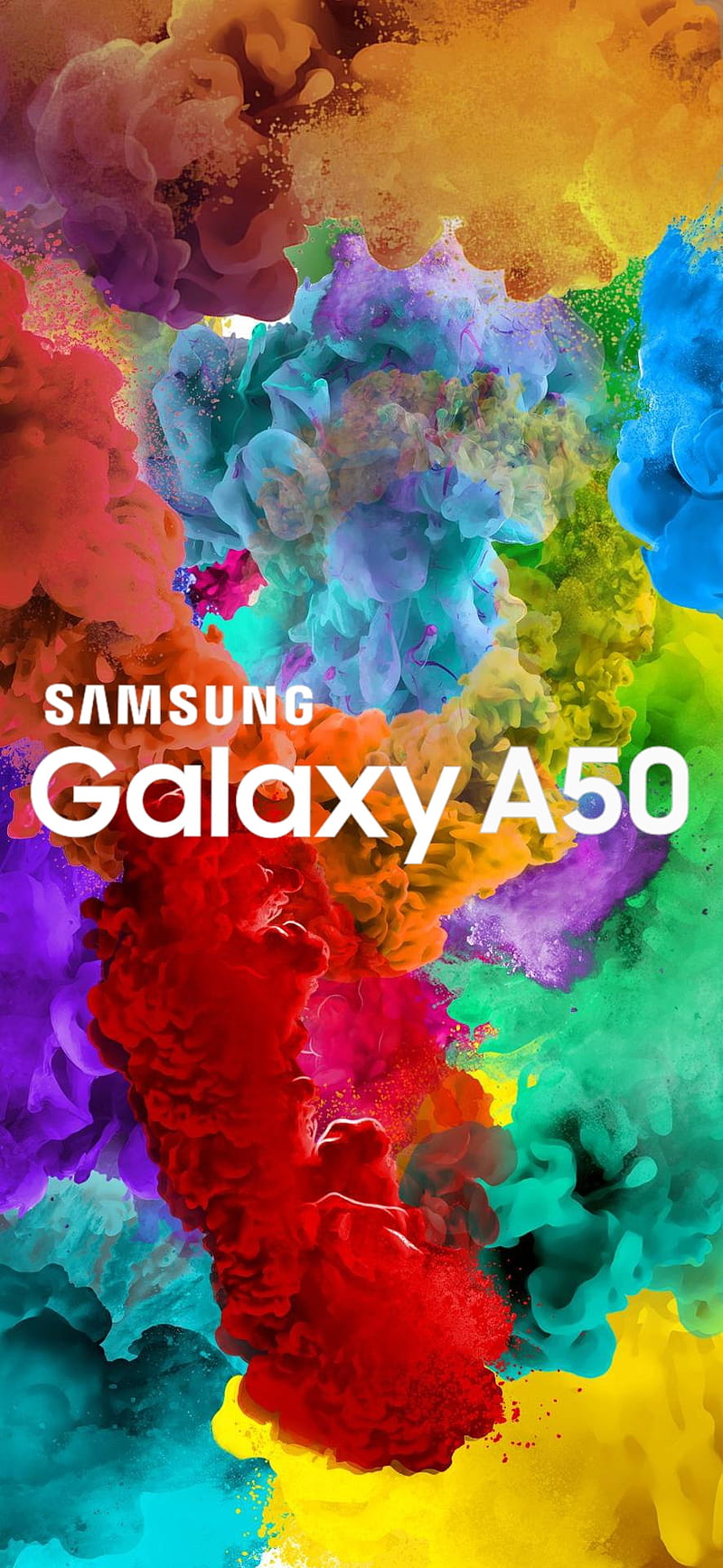 Galaxy a50, pintar, arcoiris, humo, Fondo de pantalla de teléfono HD |  Peakpx
