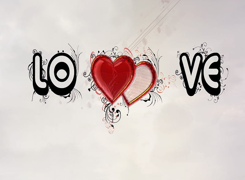 Love Hearts, corazones, ishq, love, mohabbat, prem, pyaar, red, HD wallpaper  | Peakpx