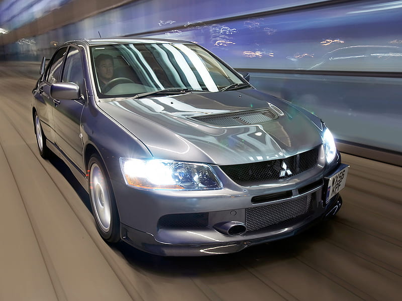 2007 Mitsubishi Lancer Evolution IX MR FQ-360, Inline 4, Sedan, Turbo, car, HD wallpaper