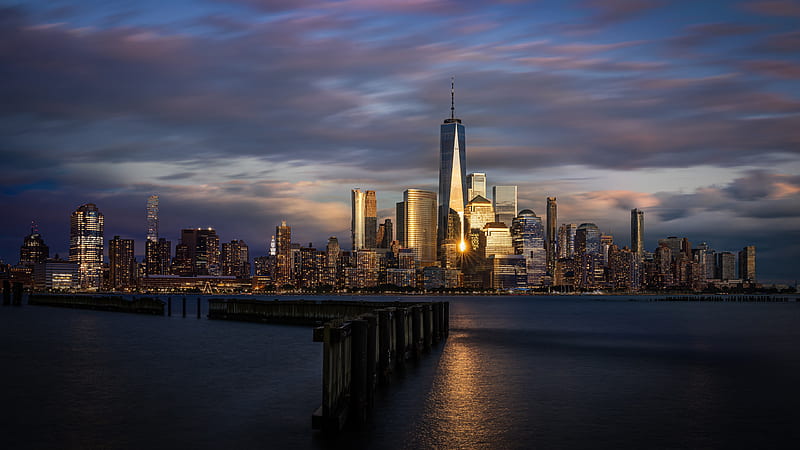 Building City Hoboken New Jersey Skyscraper USA Travel, HD wallpaper
