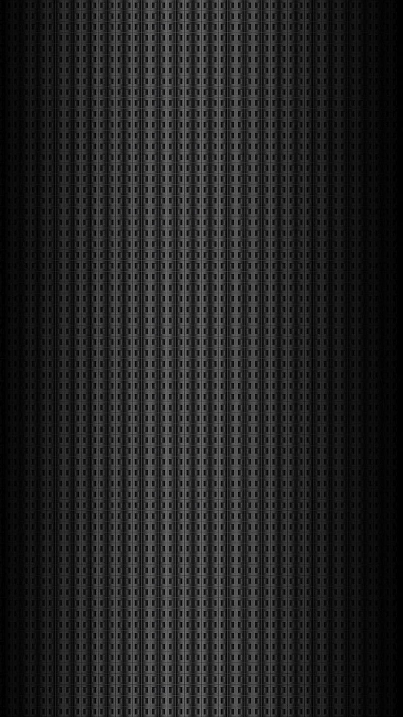Perforated Metal 3, black, corrugated, HD phone wallpaper