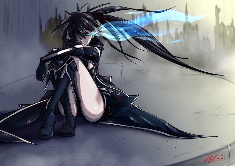 Anime Girl Black Rock Shooter 4K Wallpaper #247