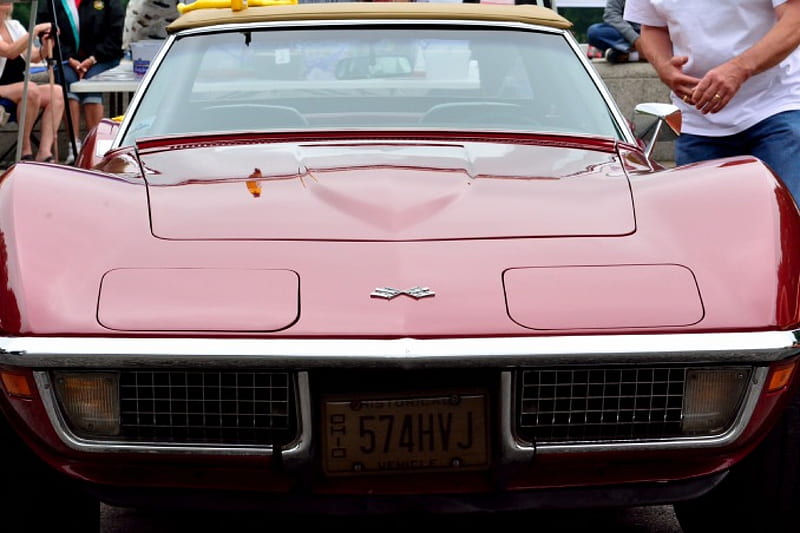 Macro Vette, macro corvette, corvette, vintage corvette, classic corvette, HD wallpaper