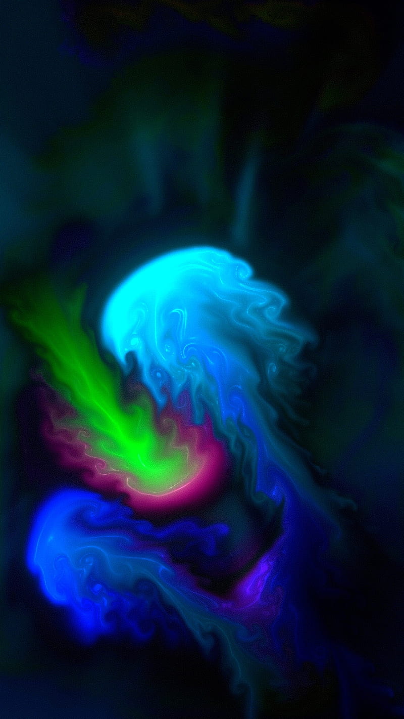 Snail Eyes, abstract, art, blue, cool, HD phone wallpaper | Peakpx