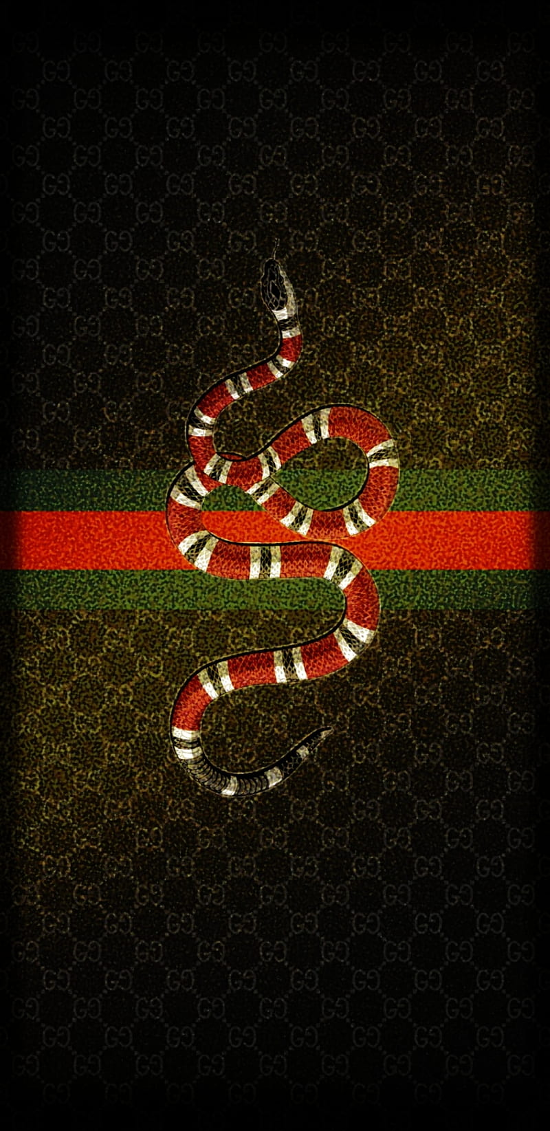 Gucci Pattern, black, snake, theme, HD phone wallpaper