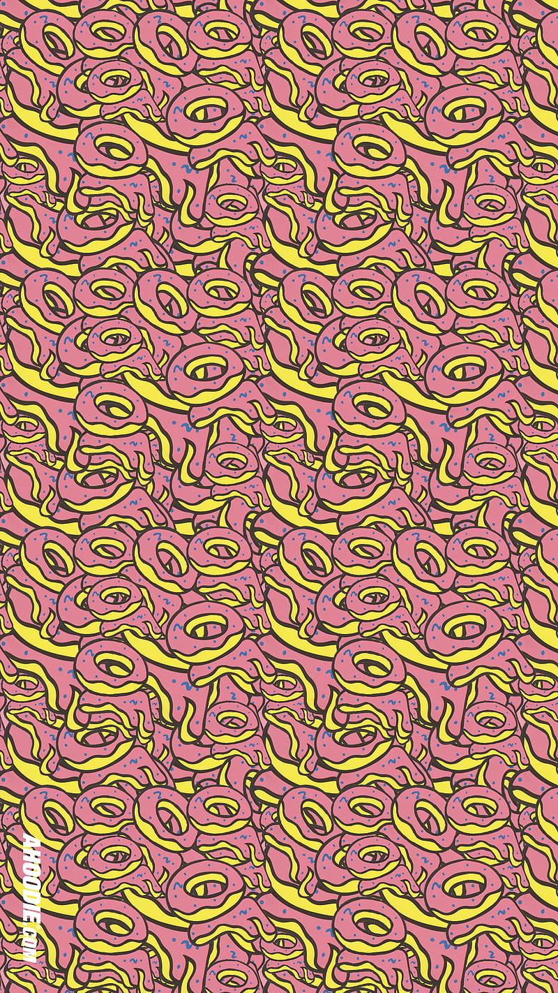 Funky Camo, 929, ahoodie, camouflage, cool, donut, new, pattern, trista hogue, HD phone wallpaper