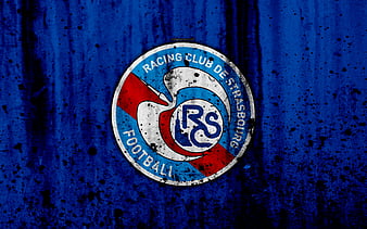 RC Strasbourg Club Logo Symbol Black Ligue 1 Football French Abstract  Design Vector Illustration 28184125 Vector Art at Vecteezy