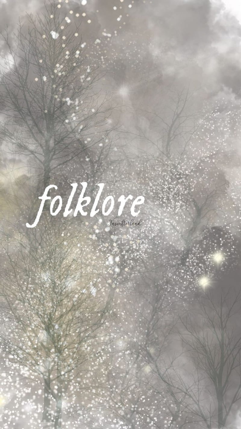 Taylor Swift Folkore, 2020, album, folklore, font, snow, taylor swift, text, HD phone wallpaper