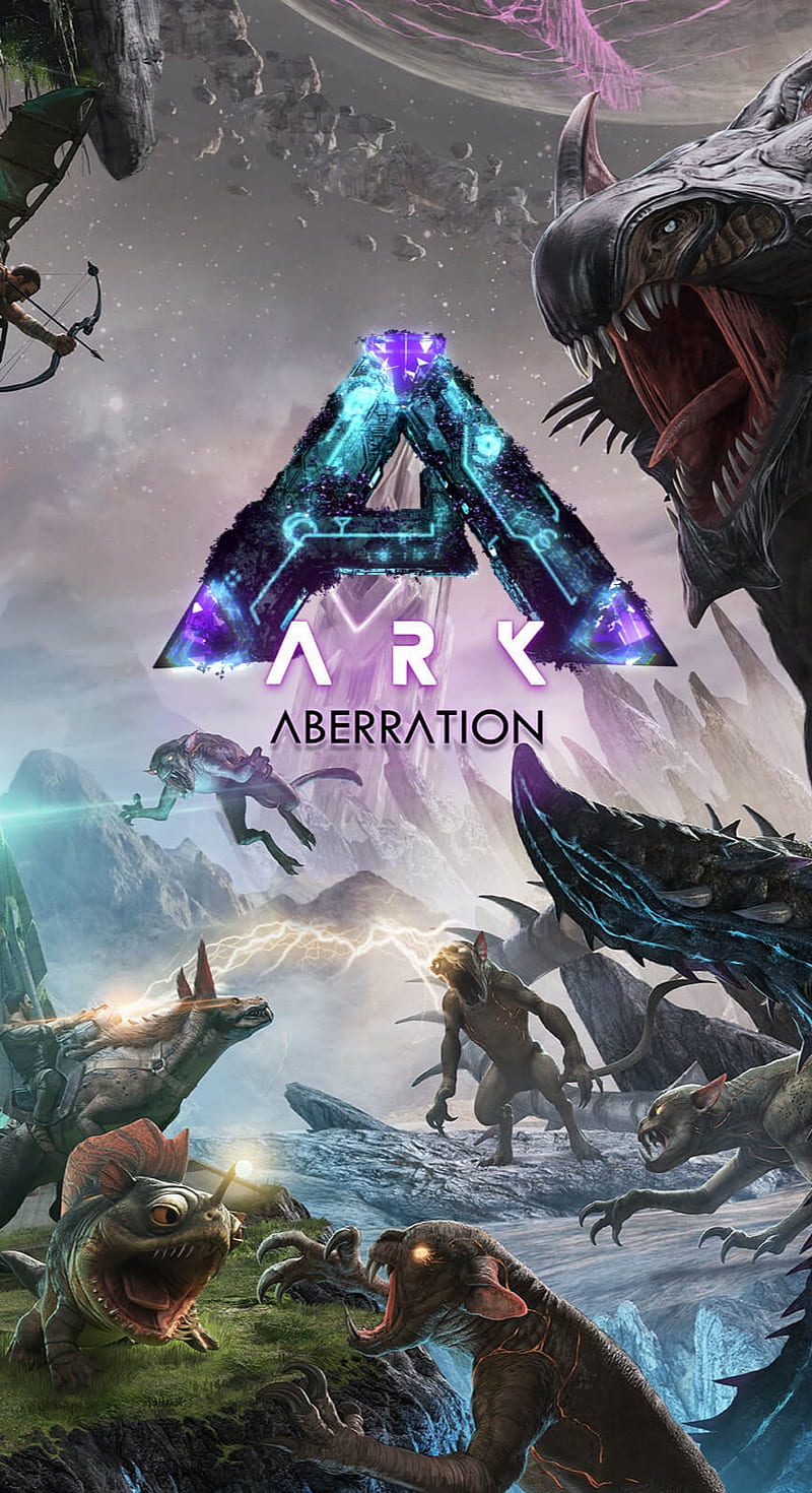 ARK Aberration , ark, dinosaur, HD phone wallpaper